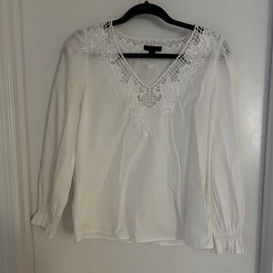 Jcrew embroidered top